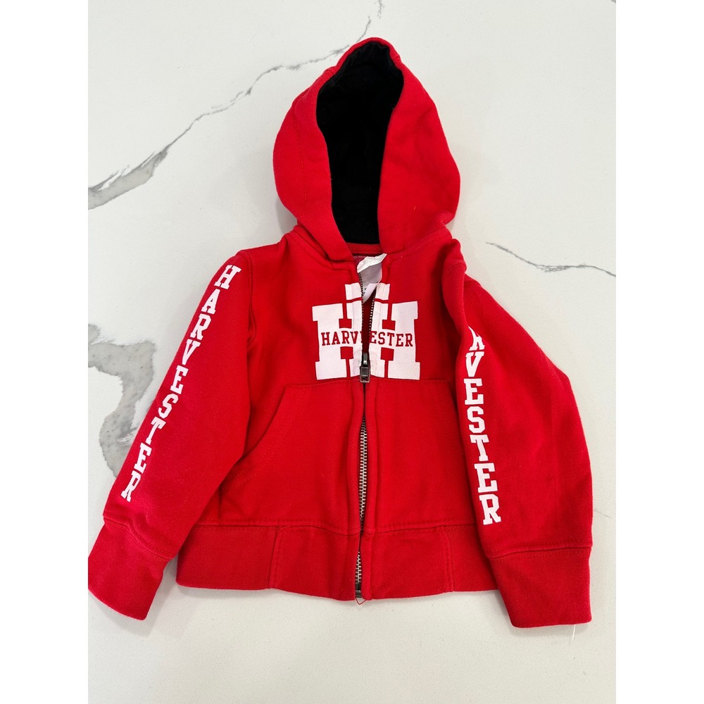 Case IH Red International Harvester Logo Hoodie Baby Size 6‎ Months